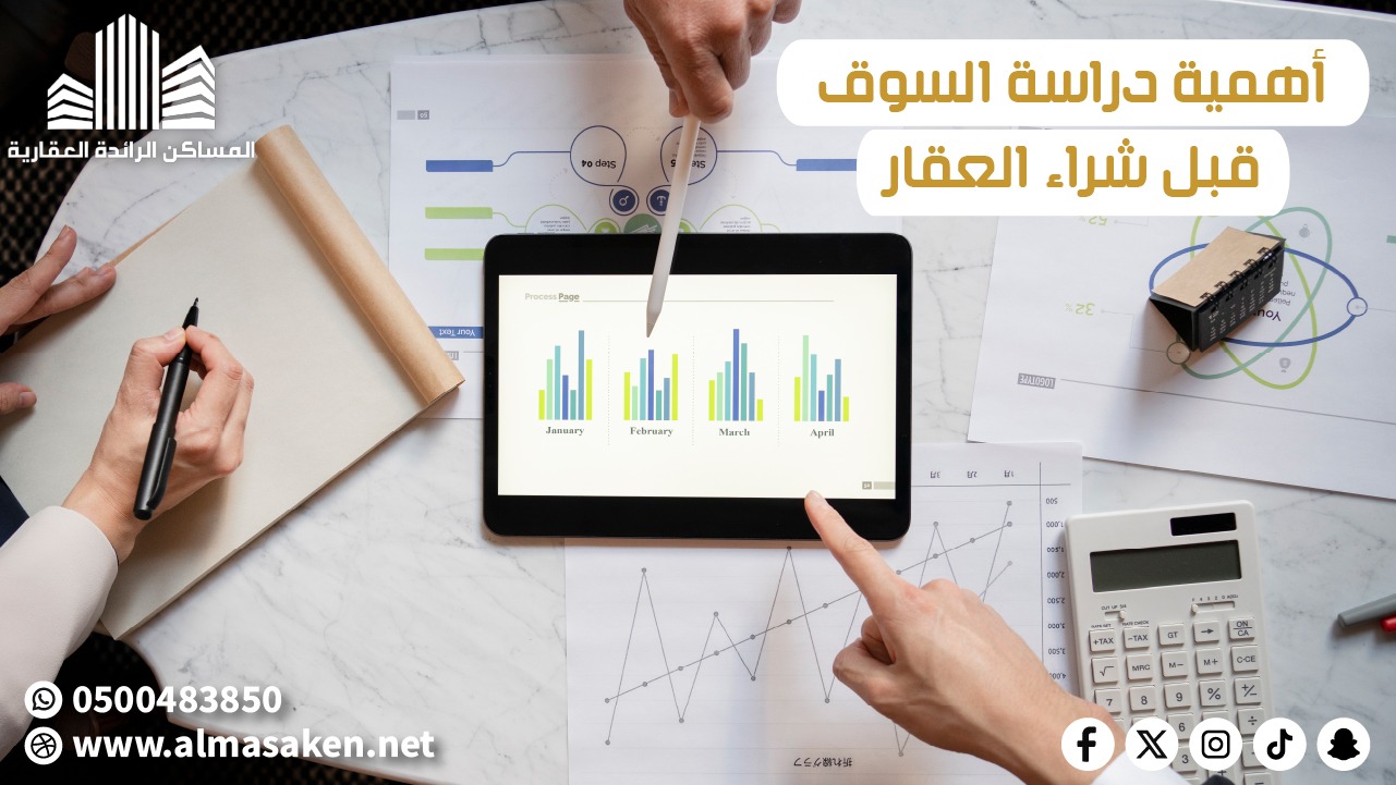 أهمية دراسة السوق قبل شراء العقار